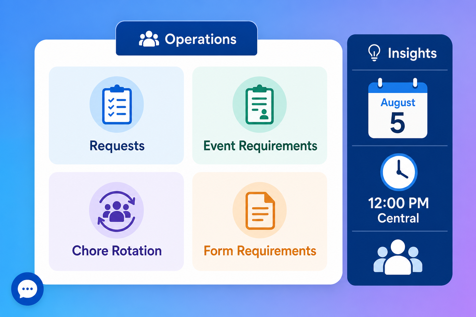 Sobriety Hub webinar announcement graphic for August 5 covering the new Operations tab for sober living software