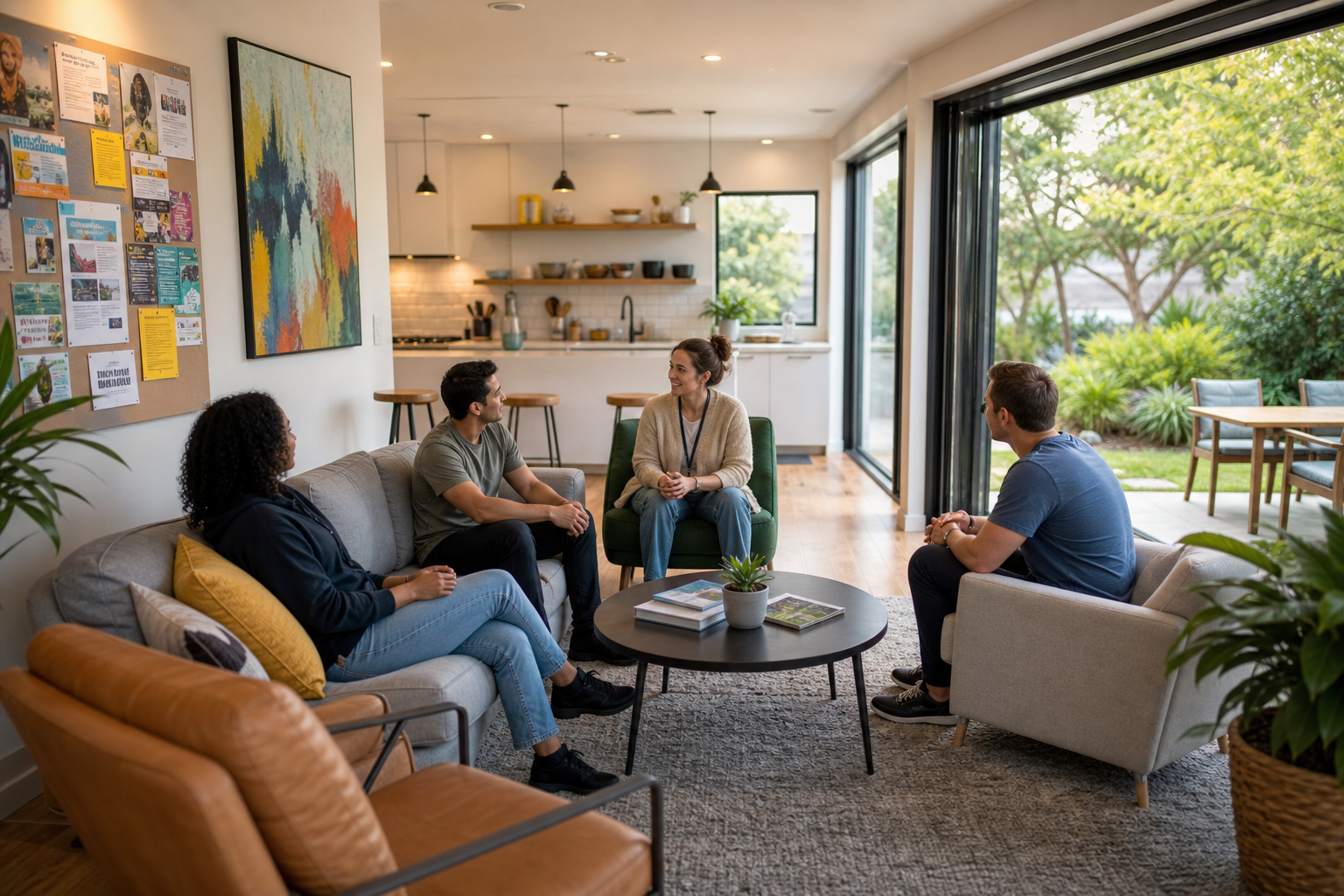 recovery residence house meeting
