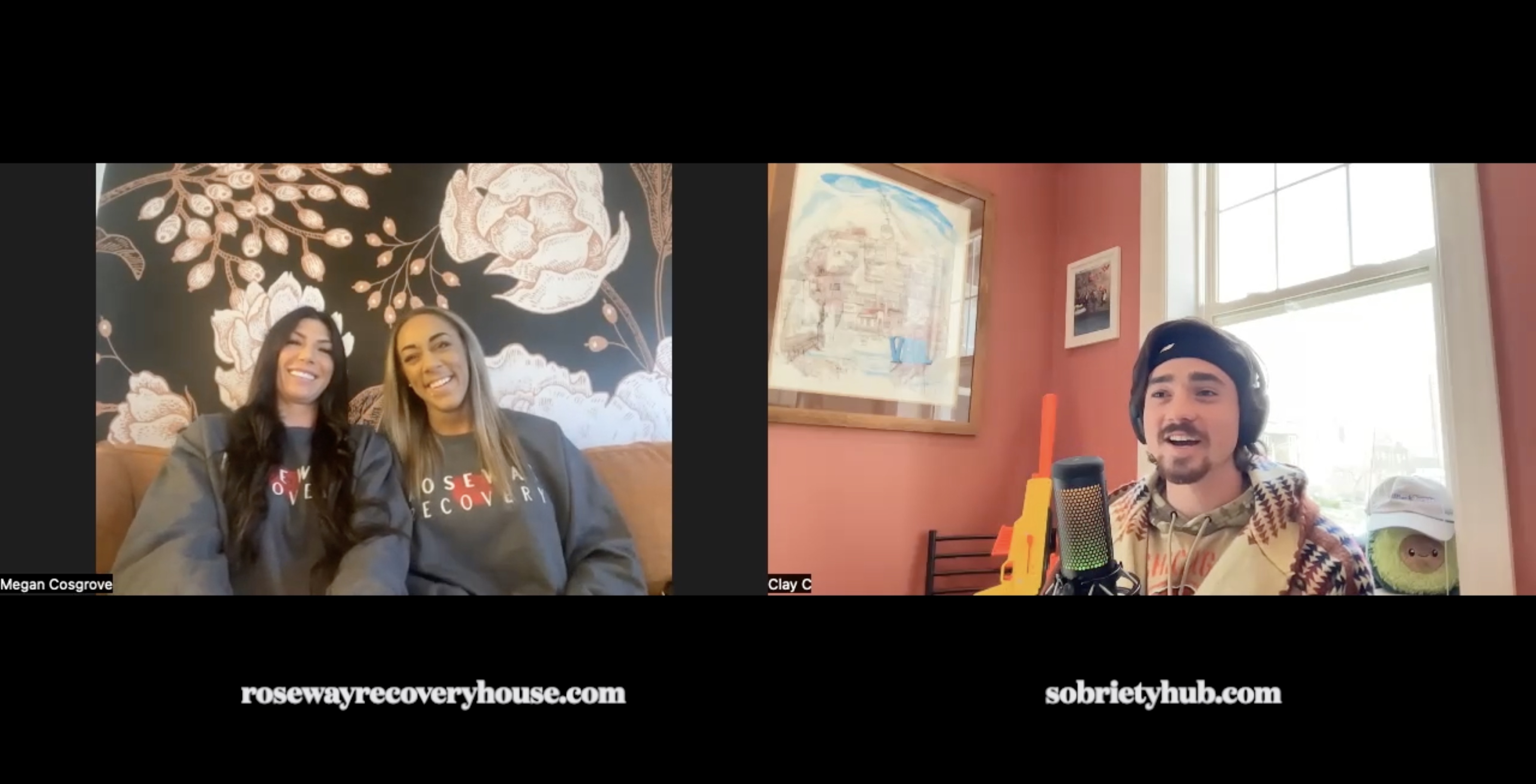 Smiling sobriety hub customers